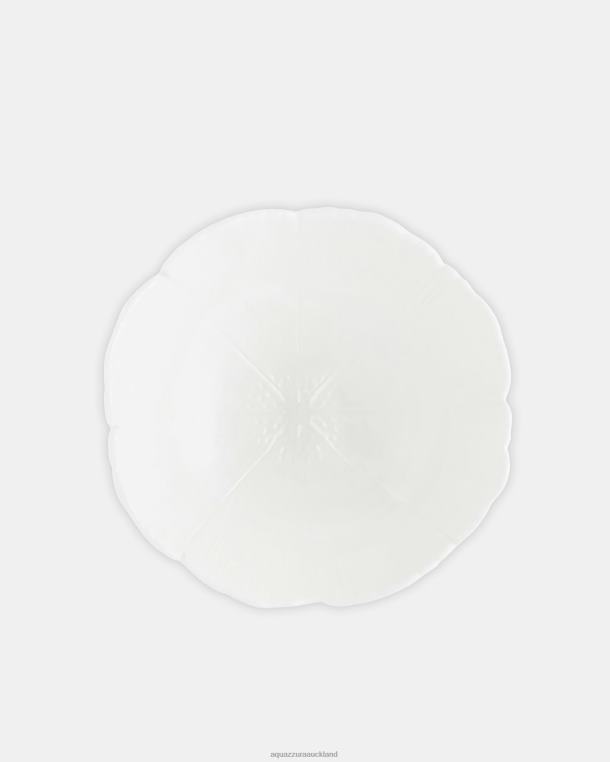 Aquazzura Cherry Blossom Soup Plate WHITE TZ666496
