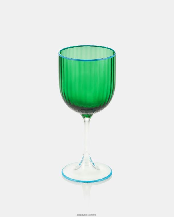 Aquazzura Striped Water Glass GREEN TZ666533