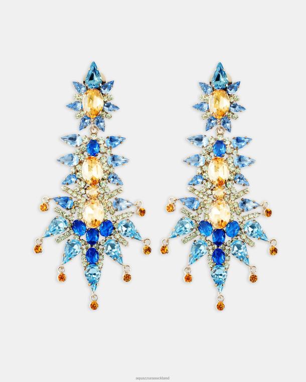 Aquazzura Aranka Earrings BLUE TZ666343